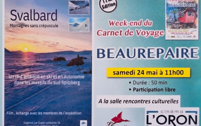 Projection du film à Beaurepaire dans le cadre de la 17eme édition du « Week-end du carnet de voyage »