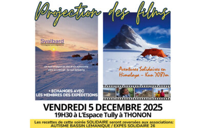 Projection des films à Thonon-les-Bains le 5 décembre
